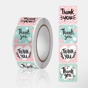 500 Thank You Sticker Roll